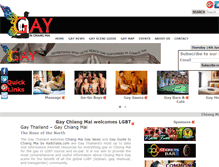 Tablet Screenshot of gayinchiangmai.com